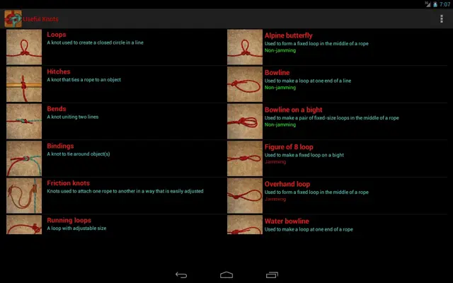 Useful Knots android App screenshot 6